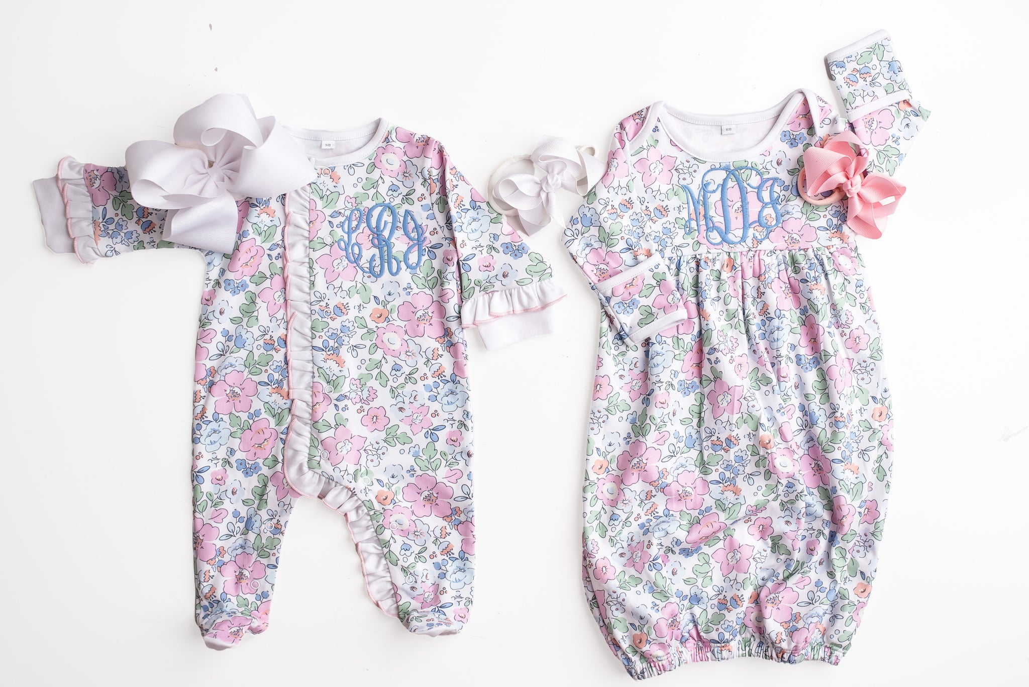 Floral Footie or Gown