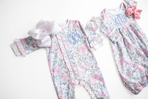 Floral Footie or Gown