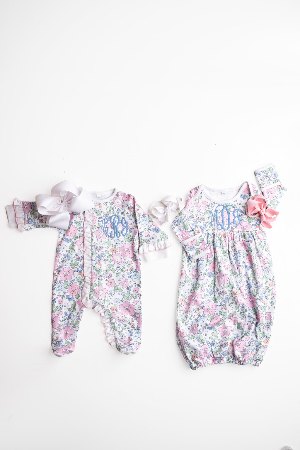 Floral Footie or Gown