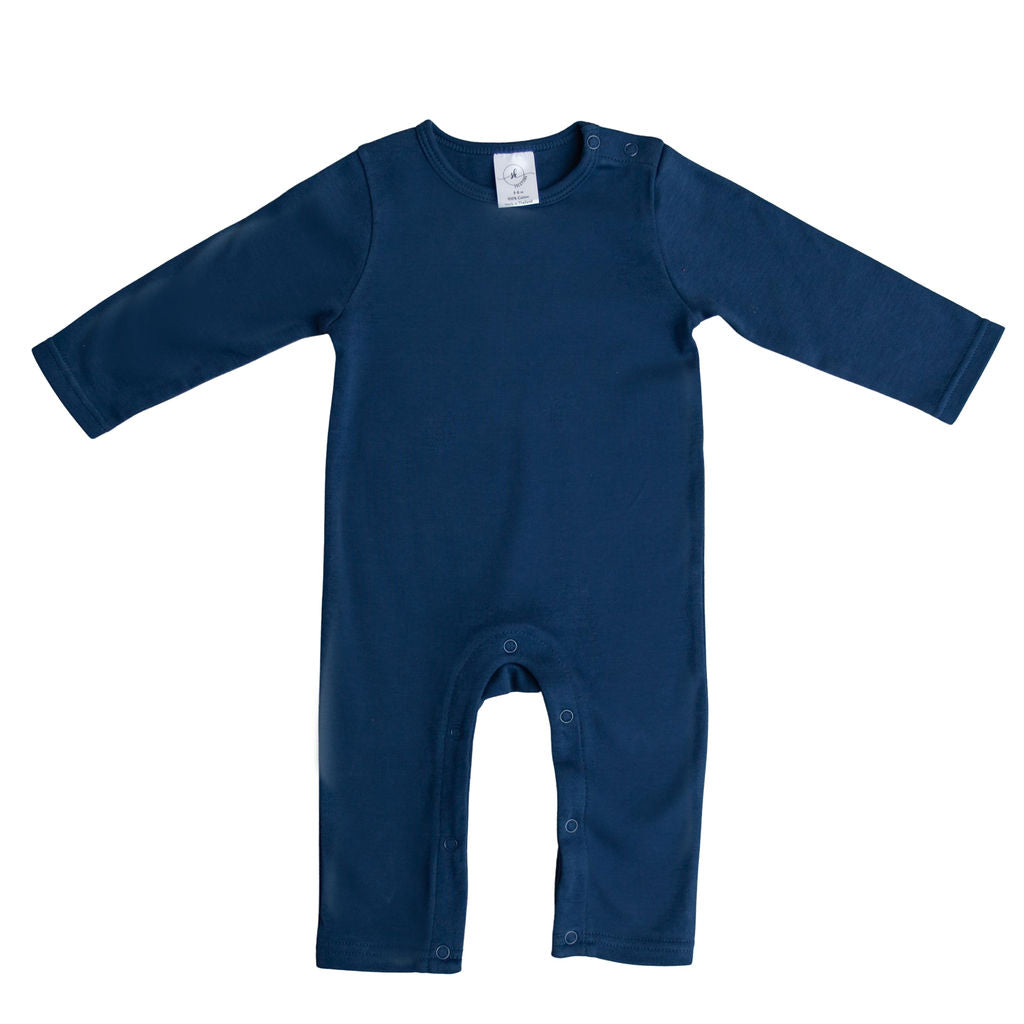 100% Cotton baby boys SK Blanks romper is perfect for all of your embroidery and vinyl needs!  Our wholesale blanks are super soft and the perfect weight for embroidery and vinyl.  