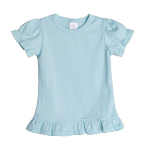 Short Sleeve Ruffle Shirt